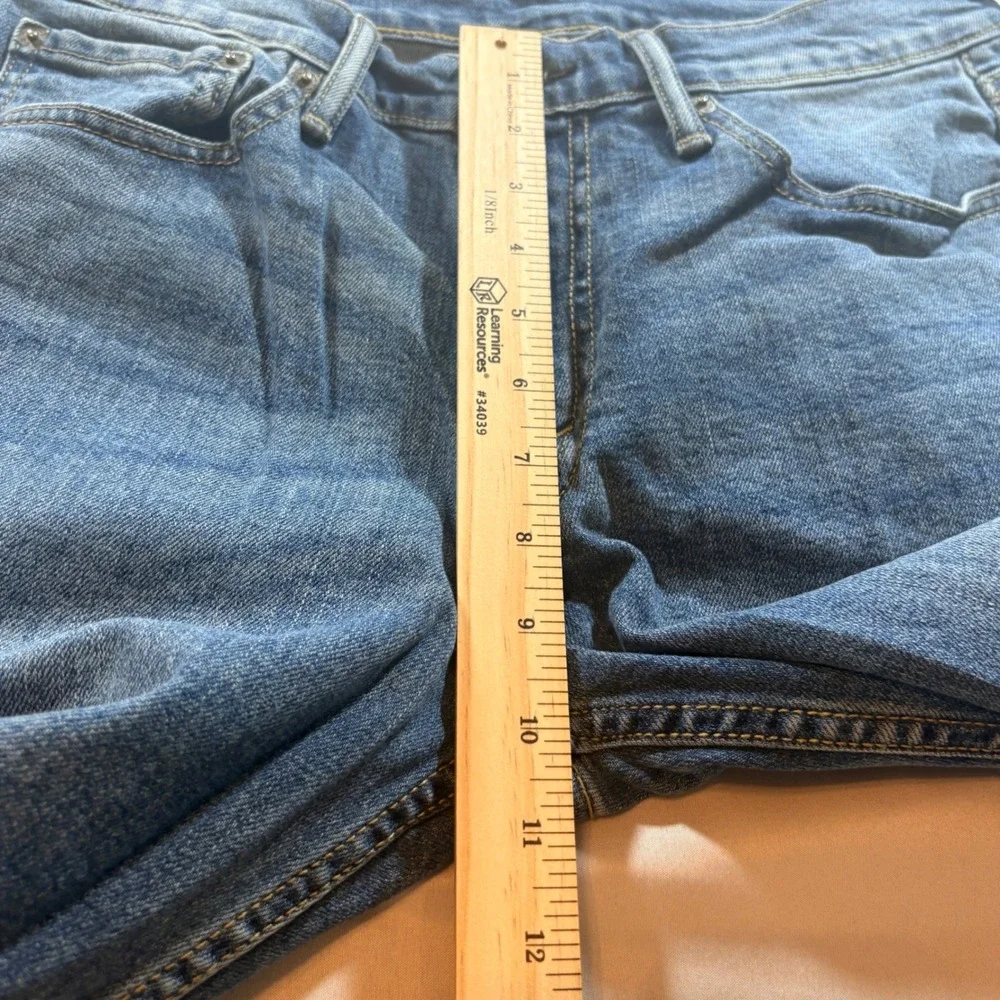 Levis 514 Straight Fit Jeans Mens 32x30 Medium Wash Blue Stretch Denim Casual